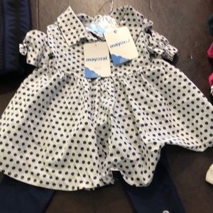 Toddler girl shirt and leggings outfit